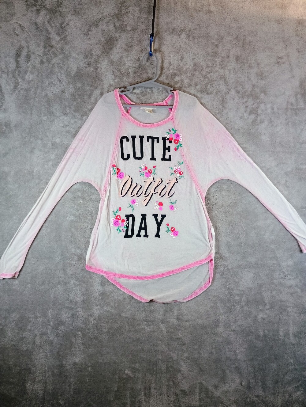 Self Esteem Brand Sheer Cute Outfit Day Kids Shirt - Pink Size Small